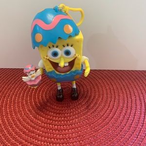 Nickelodeon SpongeBob SquarePants 2006 Easter PVC W/Chick Coming Out Of Egg